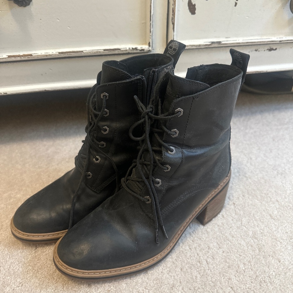Womens Timberland Black Boots